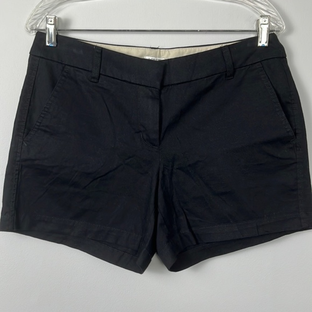 NWT J. CREW black shorts SIZE 6